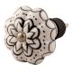 Black Flower Ceramic Wine Stopper